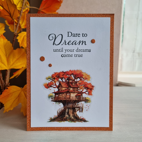 Wenskaart - Dare to dream until your dreams come true