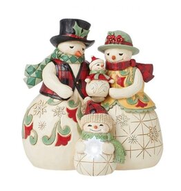 Jim Shore Highland Glen Snowmen Family