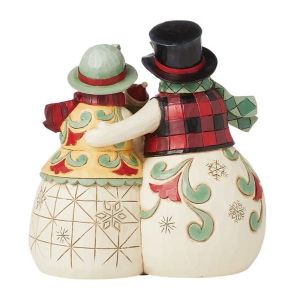 Highland Glen Snowmen Family - verlicht