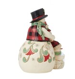 Jim Shore Highland Glen Snowmen Family - verlicht