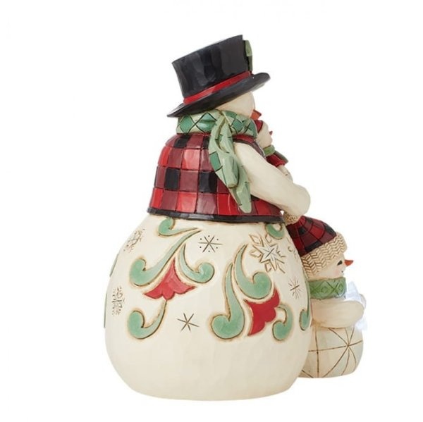 Jim Shore Highland Glen Snowmen Family - verlicht