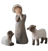 Willow Tree kerstbeeldje Little Shepherdess (Kleine Herderin)