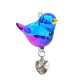 Suncatcher glazen vogel (keuze uit verschillende kleuren)