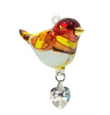 Suncatcher glazen vogel (keuze uit verschillende kleuren)