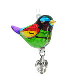 Suncatcher glazen vogel (keuze uit verschillende kleuren)
