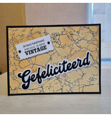 Wenskaart - Gefeliciteerd (je bent vintage)