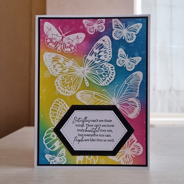 Wenskaart - Vlinders (truly beautiful)