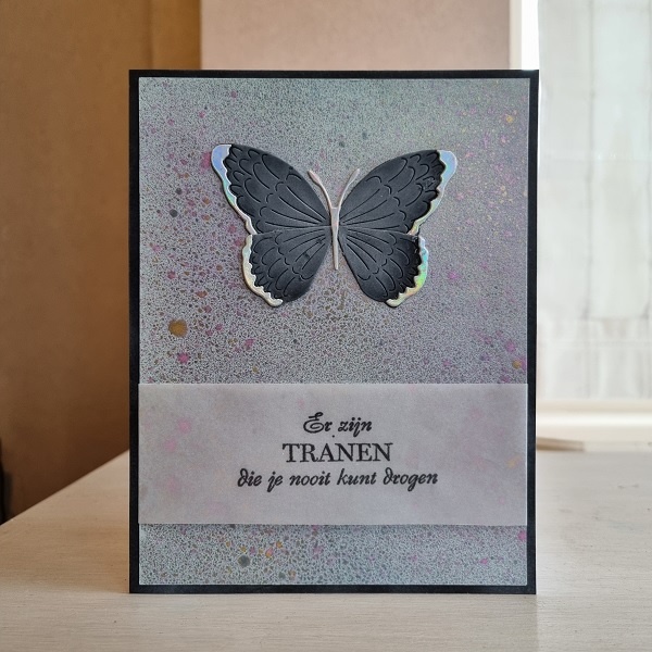 Wenskaart - Er zijn tranen die je nooit kunt drogen