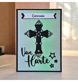 Wenskaart - Communie, van harte