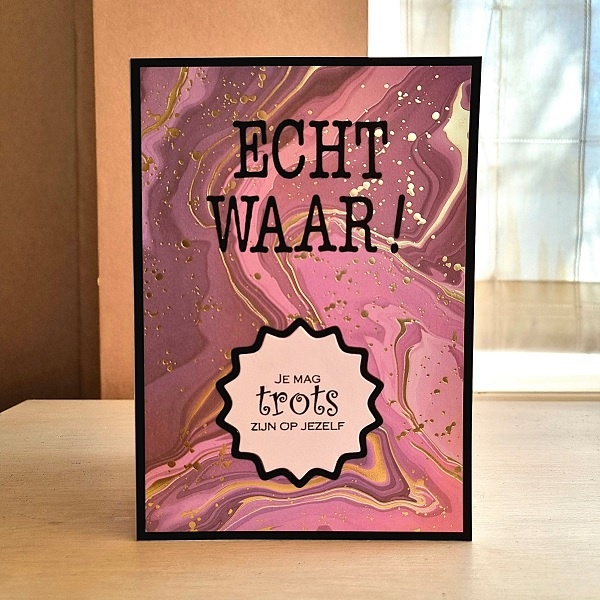 Wenskaart - echt waar... je mag trots zijn op jezelf!
