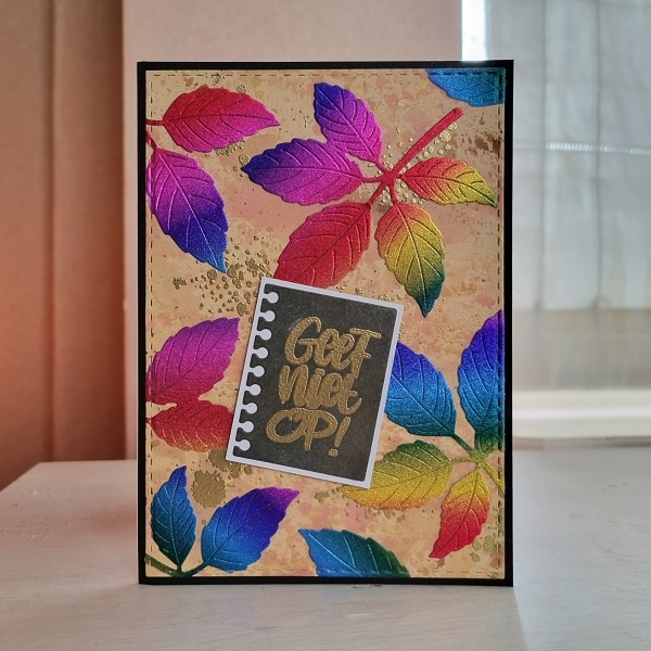 Wenskaart - Geef niet op!