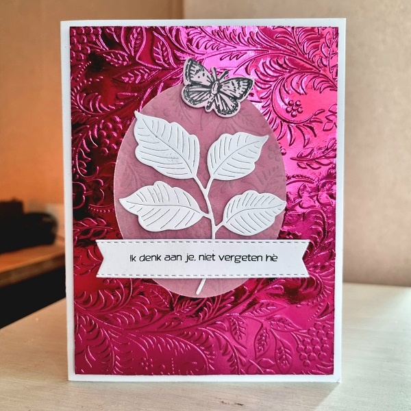 Wenskaart - Ik denk aan je, niet vergeten hè