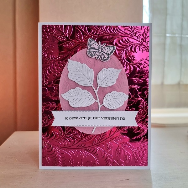 Wenskaart - Ik denk aan je, niet vergeten hè