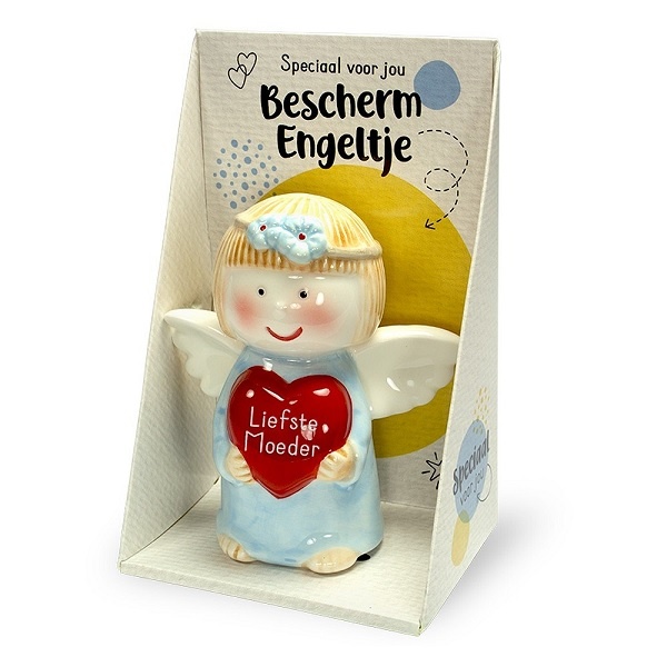 Keramieken engeltje - Liefste moeder