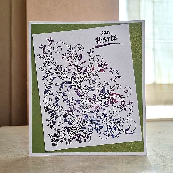 Wenskaart - Van harte