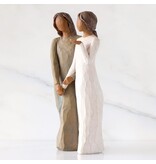 Willow Tree beeldje My Sister, My Friend - Darker skin and hair