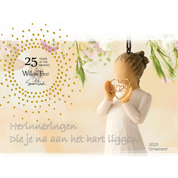 Willow Tree 2025 ornament - kersthanger