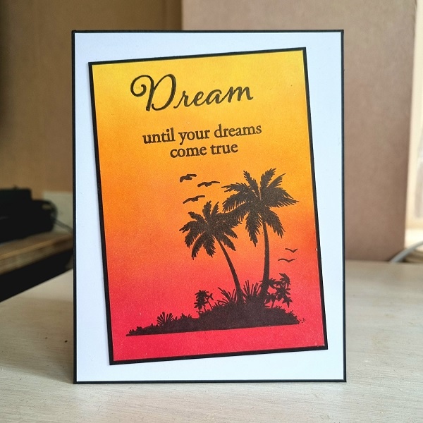 Wenskaart - Dare to dream...