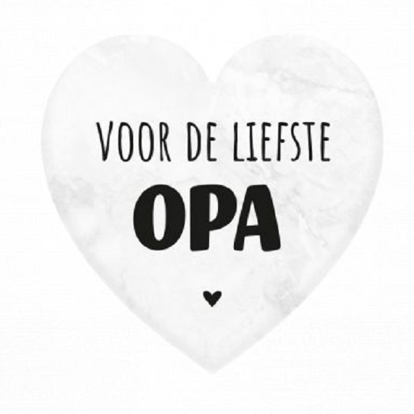 Hartenwens - voor de liefste opa