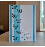 Wenskaart - Wat je in je hart bewaart (vlinders)