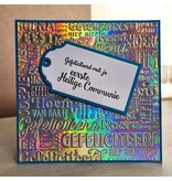 Wenskaart - eerste heilige communie (holografisch)