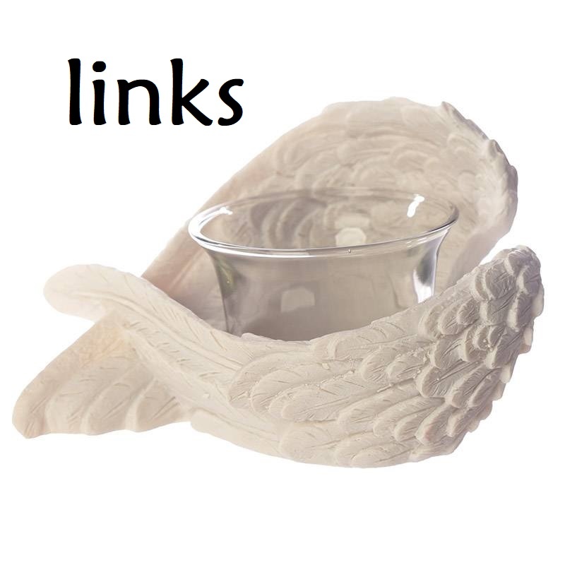 Theelichthouder Engelenvleugels