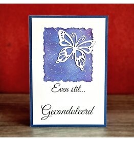 Kaart -  Even stil.... gecondoleerd