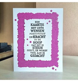 Kaart - Een kaartje met lieve wensen...