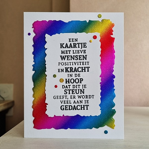 Wenskaart - Een kaartje met lieve wensen...