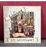 Wenskaart -  Gefeliciteerd, een nieuw huis!