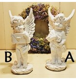 Beeld engel met een brief (prijs is per stuk!)