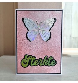 Kaart - Sterkte met vlinder