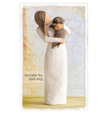 Willow Tree Adorable You (dark dog)