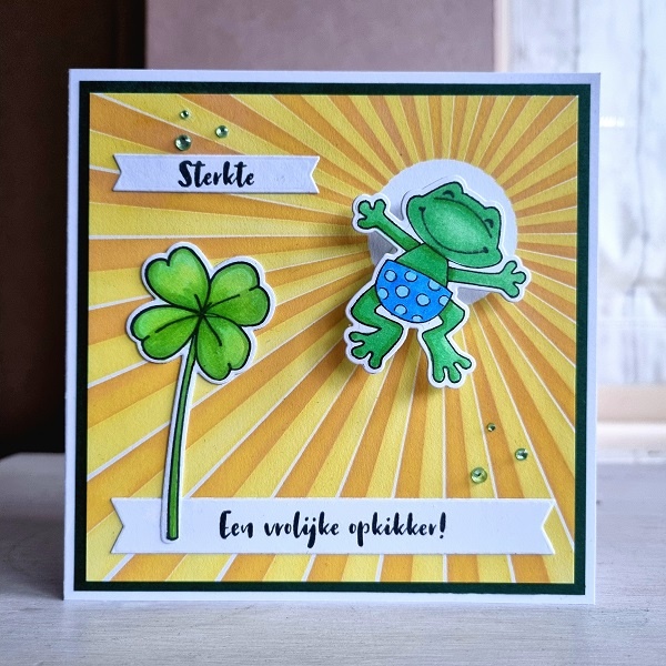 Wenskaart - Sterkte, een vrolijke opkikker