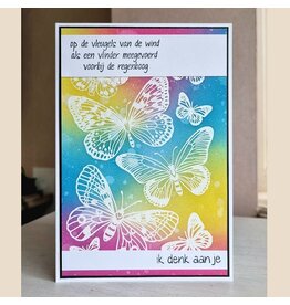 Kaart - vlinders (voorbij de regenboog)