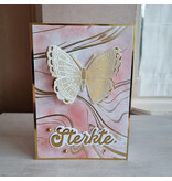 Wenskaart - Vlinder (Sterkte)