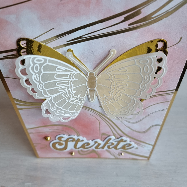 Wenskaart - Vlinder (Sterkte)