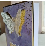 Wenskaart - Vlinder (Sterkte)