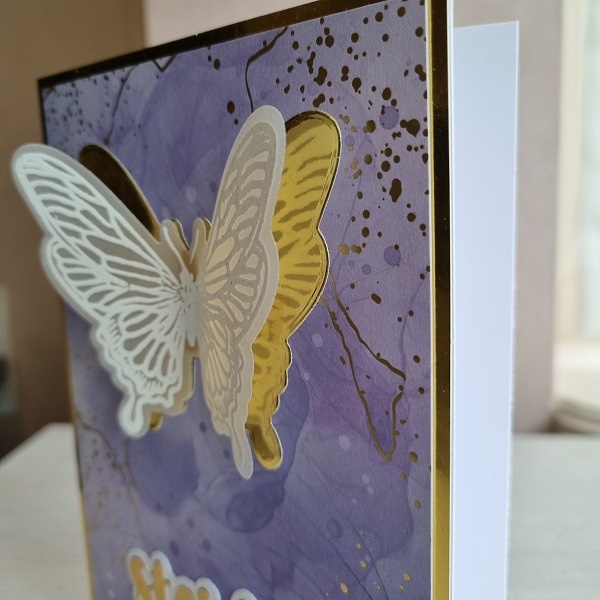 Wenskaart - Vlinder (Sterkte)