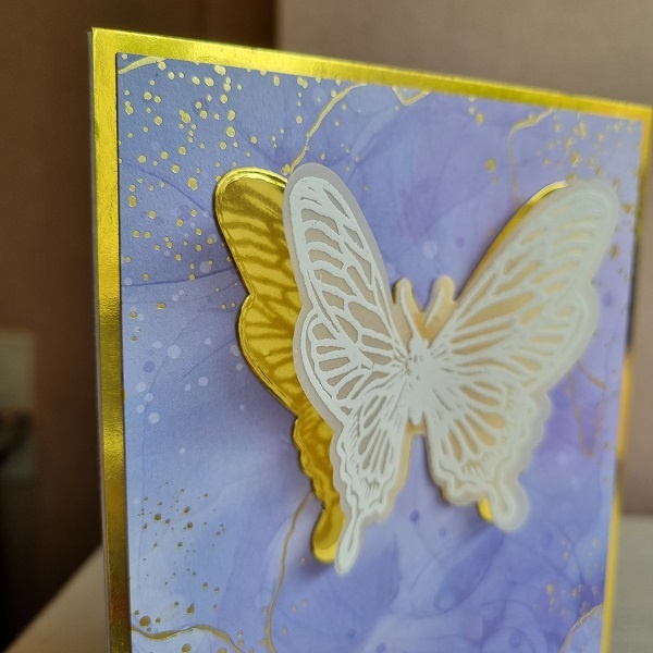 Wenskaart - Vlinder (Sterkte)