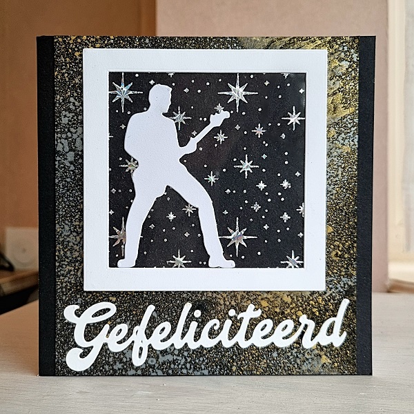 Wenskaart - Gefeliciteerd (electrische gitaar)