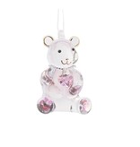 Raamhanger - Happy little bear (roze)