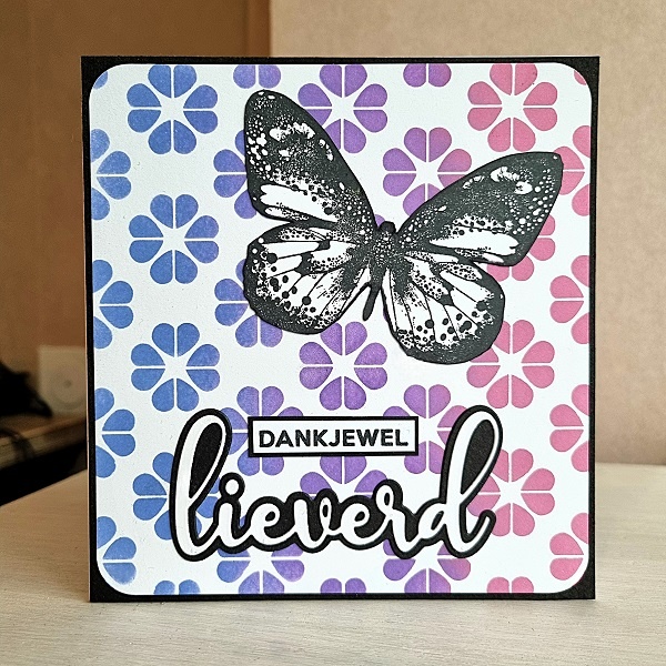 Wenskaart - Dank je wel lieverd