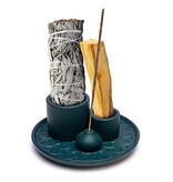 Wierook, palo santo en smudge brander