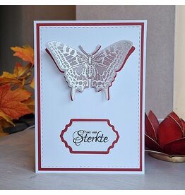 Kaart vlinder - heel veel sterkte