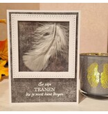 Wenskaart - witte veer