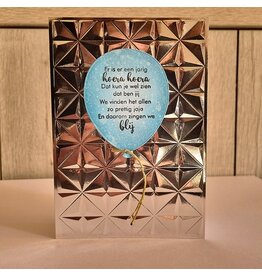 Kaart - er is er één jarig hoera hoera!