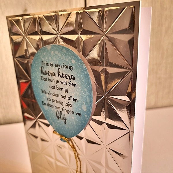 Wenskaart - er is er één jarig hoera hoera!