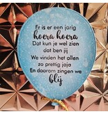 Wenskaart - er is er één jarig hoera hoera!