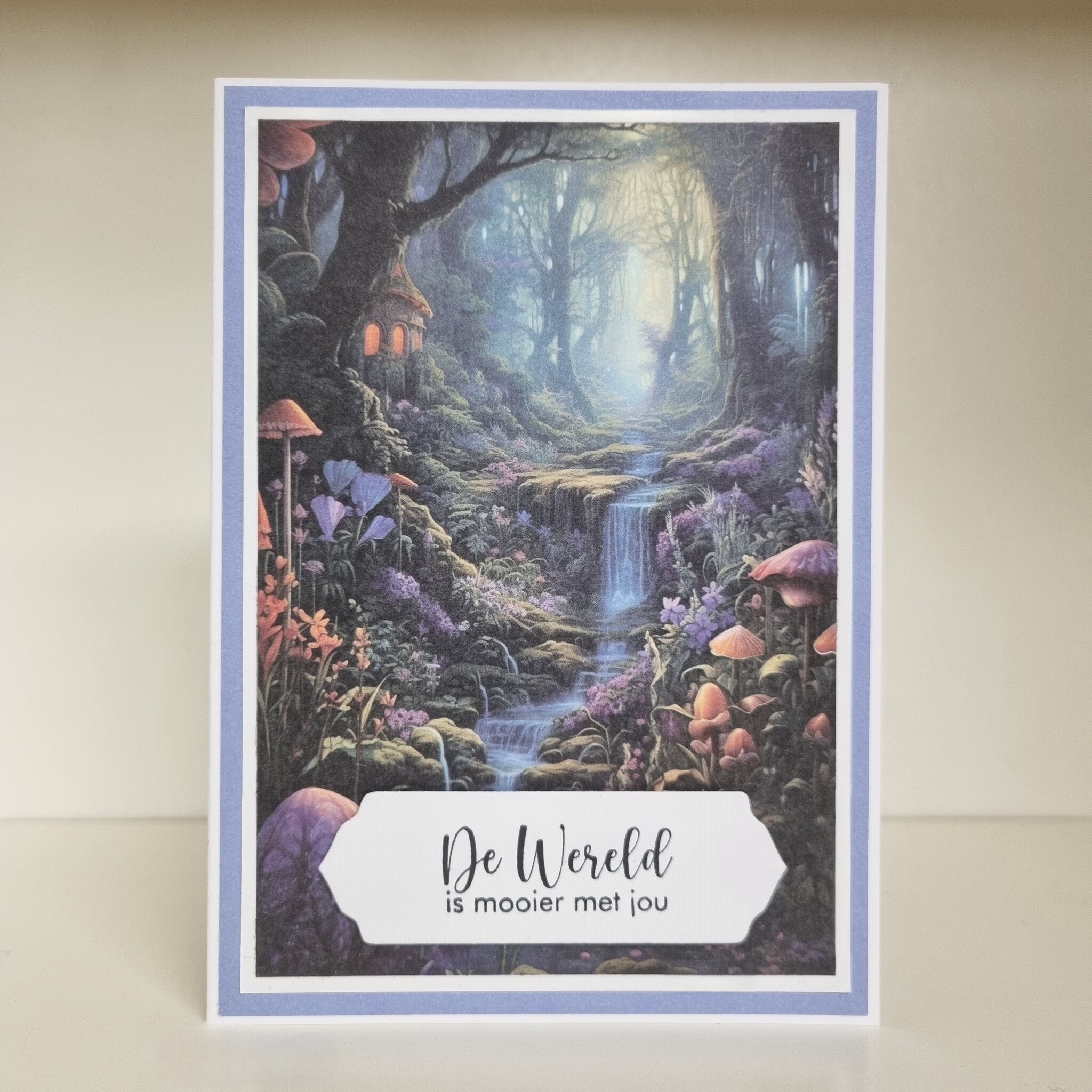 Wenskaart - De wereld is mooier met jou